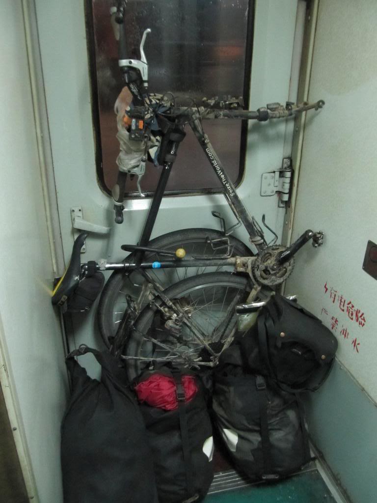 bike in a train