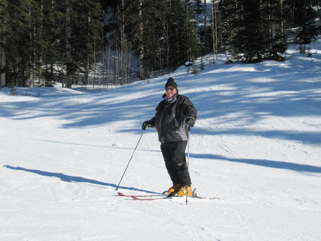 My Dad, George, skiing in Telluride. A cold, sunny day.