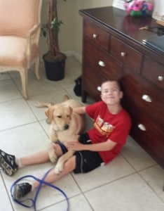 Meet Nathan Schoonover and his new best friend, Bella