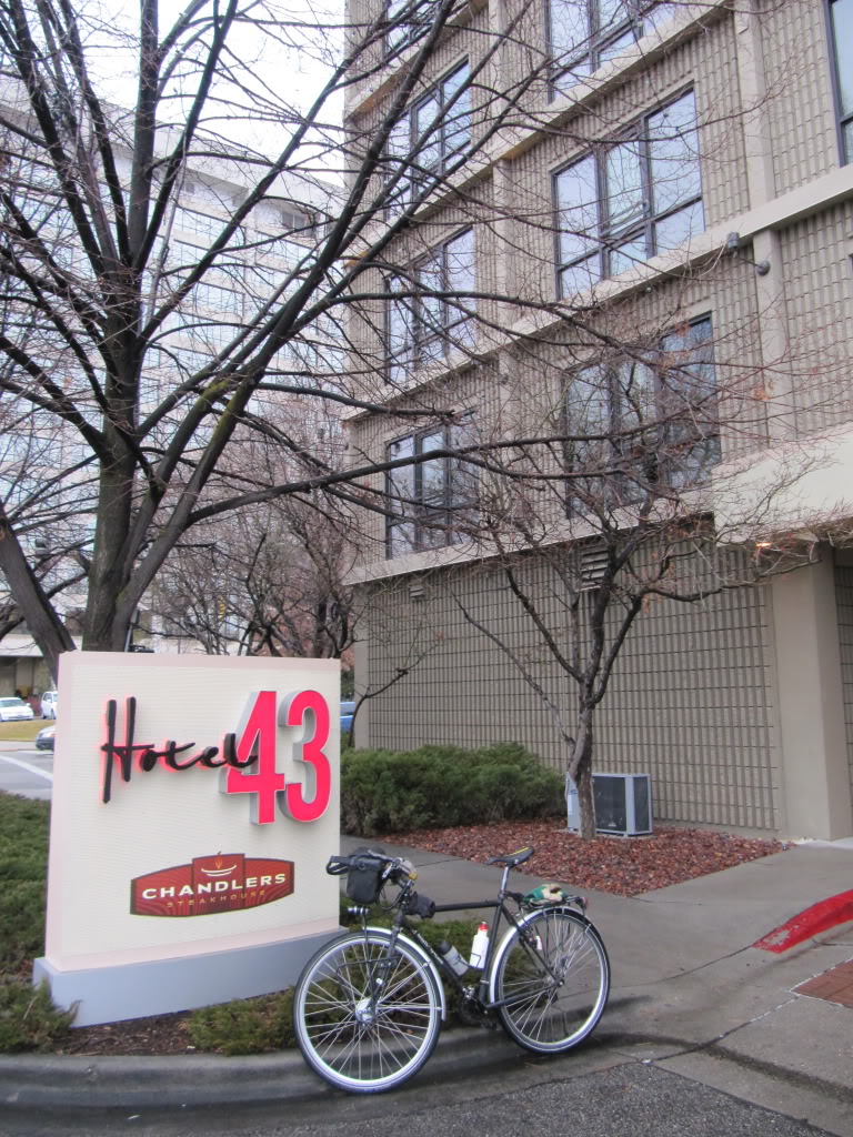 Another shot of the Hotel 43.  They give you a free pass to the Boise Art Museum when you stay there - 
